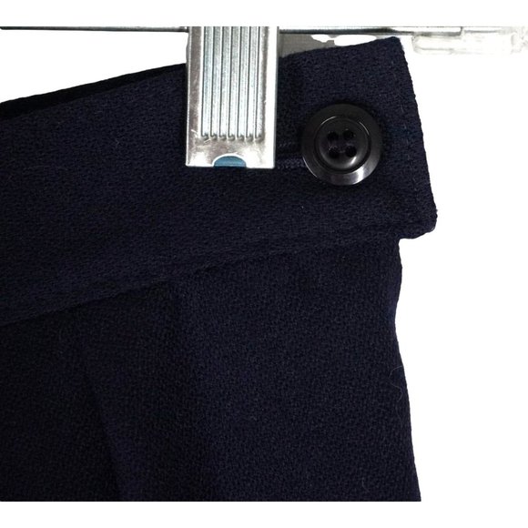 Vintage Miss Pendleton Wool Pants Womens Size 8 Made in USA Navy Blue Academia - Picture 5 of 10